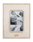 Scallop Monogrammed Photo Frame