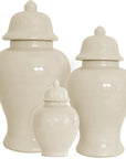 Beige Ginger Jars