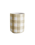 Gingham Vase