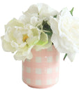 Gingham Vase