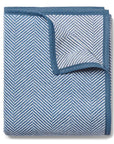 Harborview Herringbone Cornflower Blanket: Original