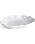 Mabel Round Serving Tray: White / Ceramic