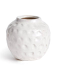 MARIAH ORGANIC VASE SMALL: WHITE / CERAMIC