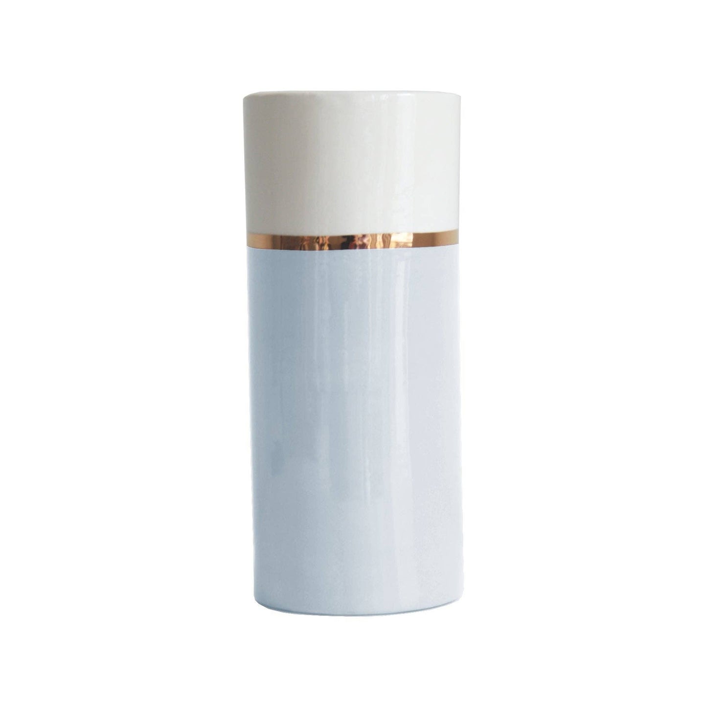 Color Block Column Vase: Hydrangea Blue