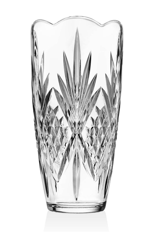 Dublin 12" Vase: Non Leaded Crystal