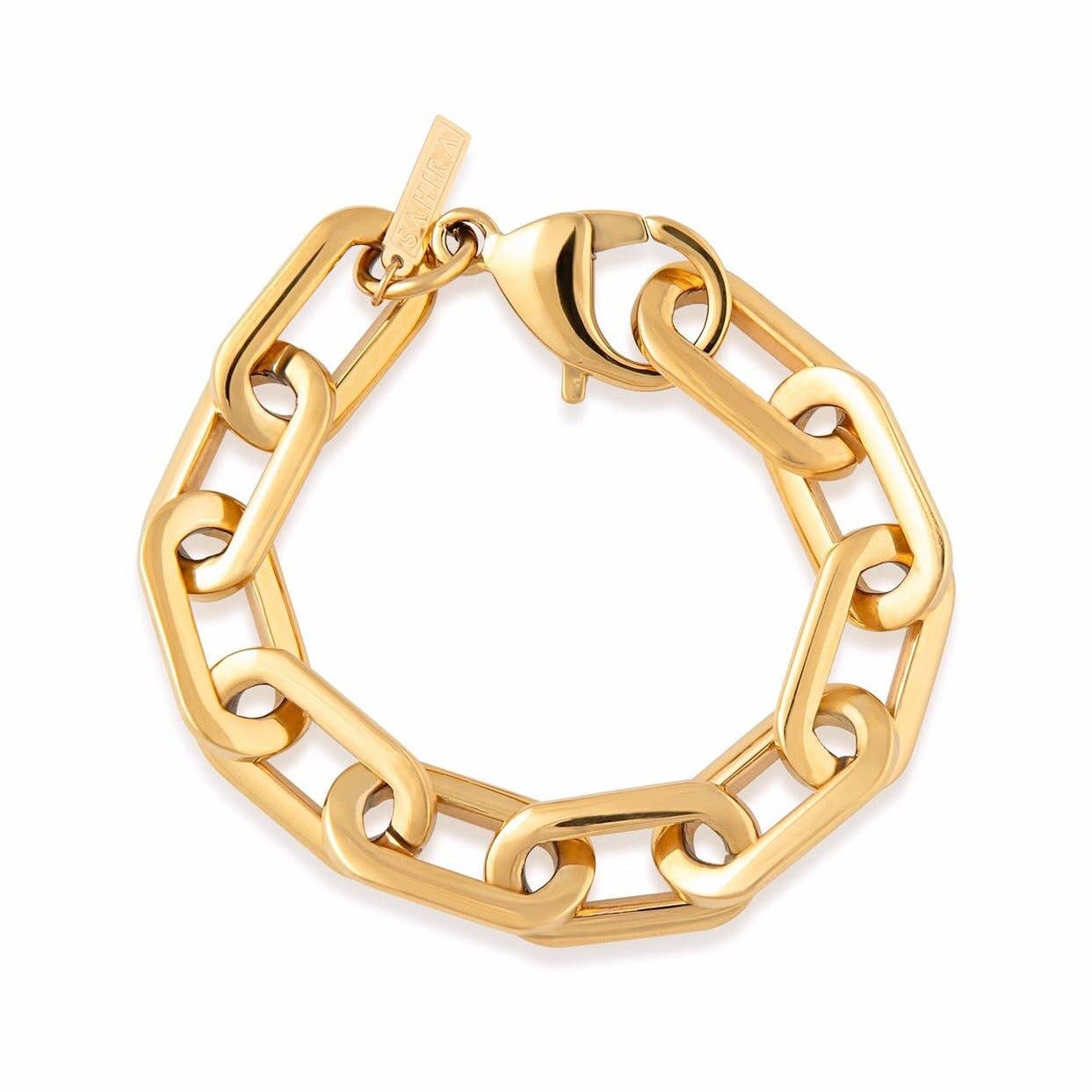 Jenna Link Bracelet: Gold